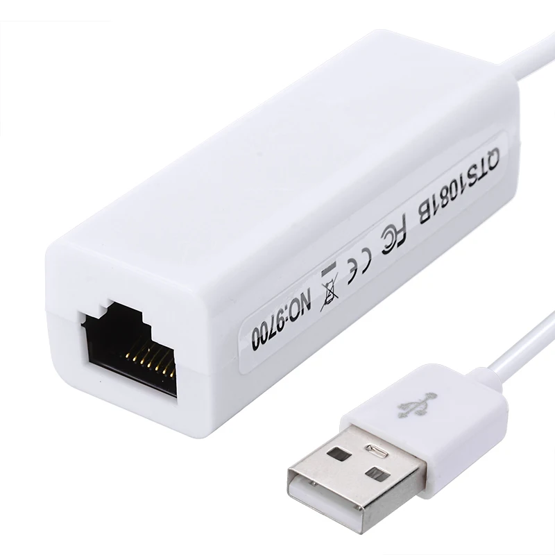USB 2.0 į RJ45 LAN Ethernet Adapteris Keitiklis Kabelis Tinka MacBook Air Nešiojamas KOMPIUTERIS Didelės Spartos USB 2.0 Adapteris, Splitter Hub 5