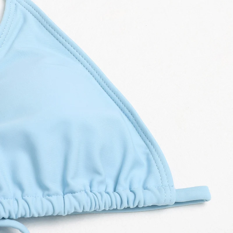 Be-X Akies sijonas 3 gabalus nustatyti, Mėlyna bikini 2021 Apynasrio maudymosi kostiumėlį moterų plaukimo kostiumas Trikampis maudymosi kostiumėliai moterims Seksualus maudymosi kostiumas 0