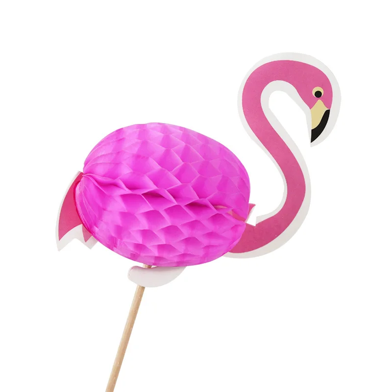 Flamingo Ananasų Keksas Topper Vaisių dantų krapštuką už Havajų Tema Beach Party Apdailos Vestuvių, Gimtadienio Tortas Topper Supplies8 5