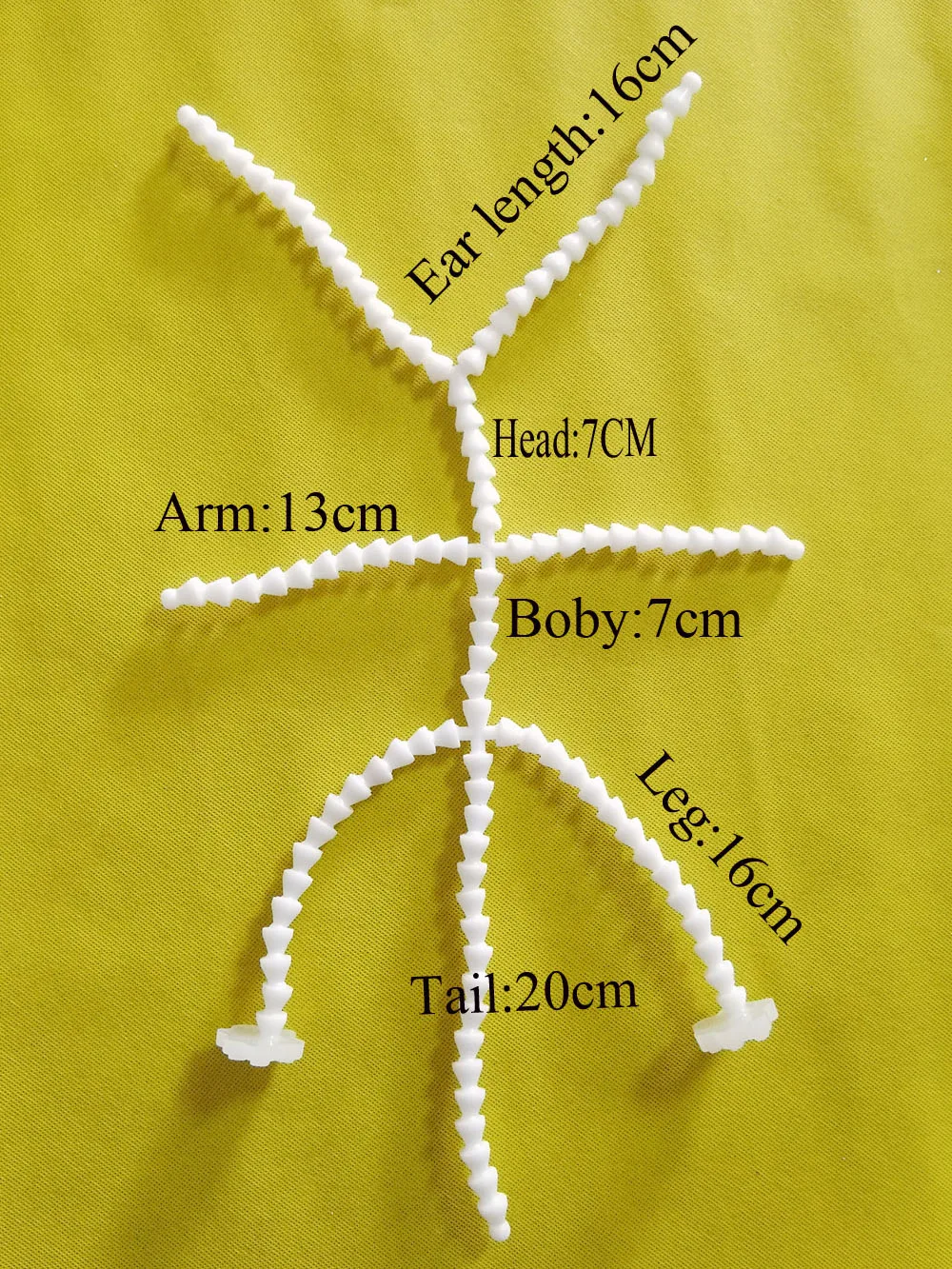 1pcs/daug 5styles galimybė Draugai kurti Naujų stovėti kilnojamojo skeletas bendras žaislas pliušinis medžiagas --stiliaus parinktis 0