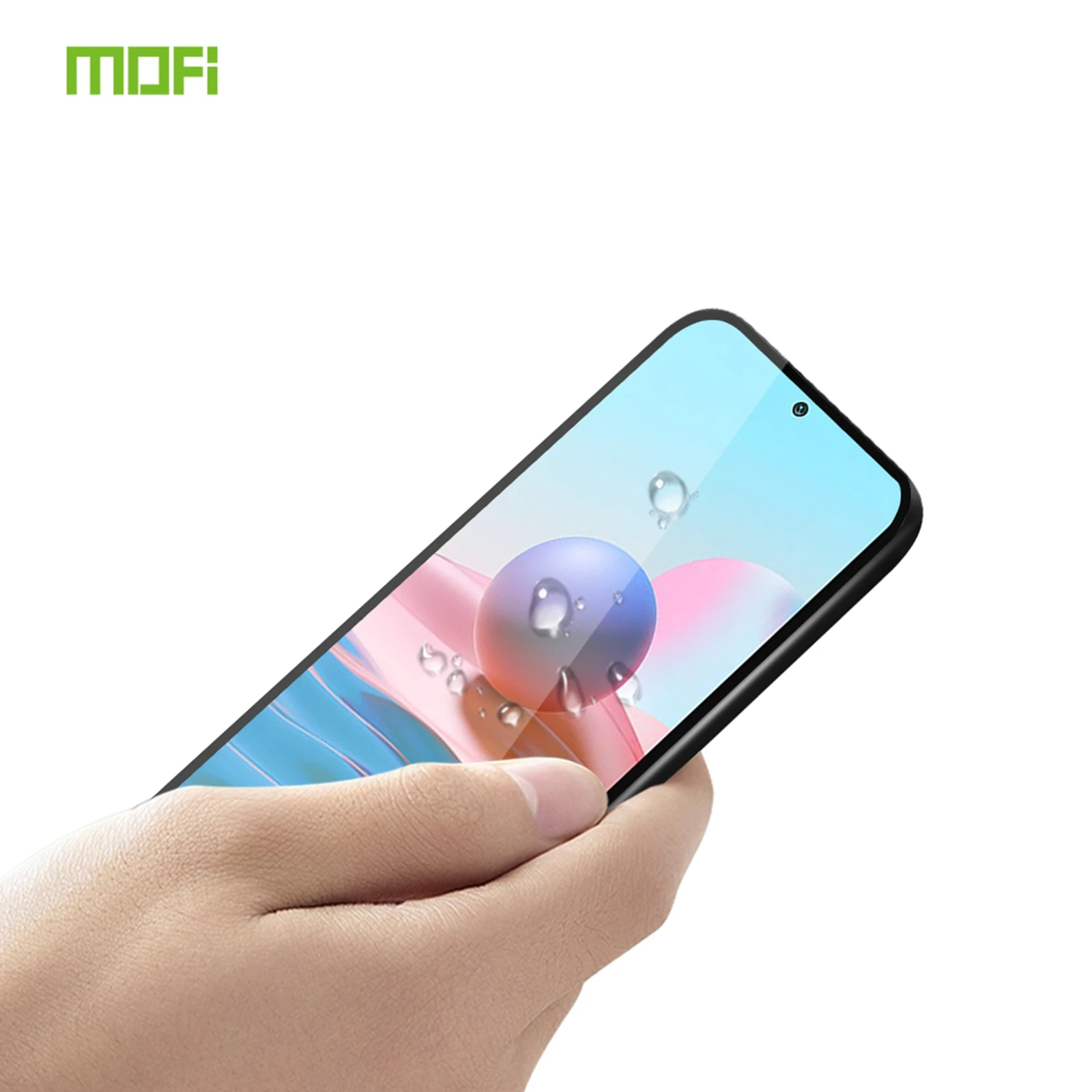 MOFI Už Xiaomi Redmi 10 Pastaba PRO Grūdintas Stiklas Screen Protector, Visišką Apsauginė Stiklo Plėvelė RedmiNote 10 Pro Max 5