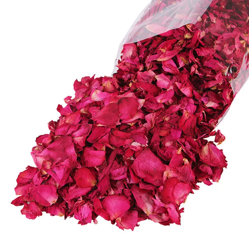 50g /100g Natūralūs džiovinti rožių žiedlapiai džiovintos gėlės vestuvėms, Gėlės namuose vonios mirkymas footbath 2