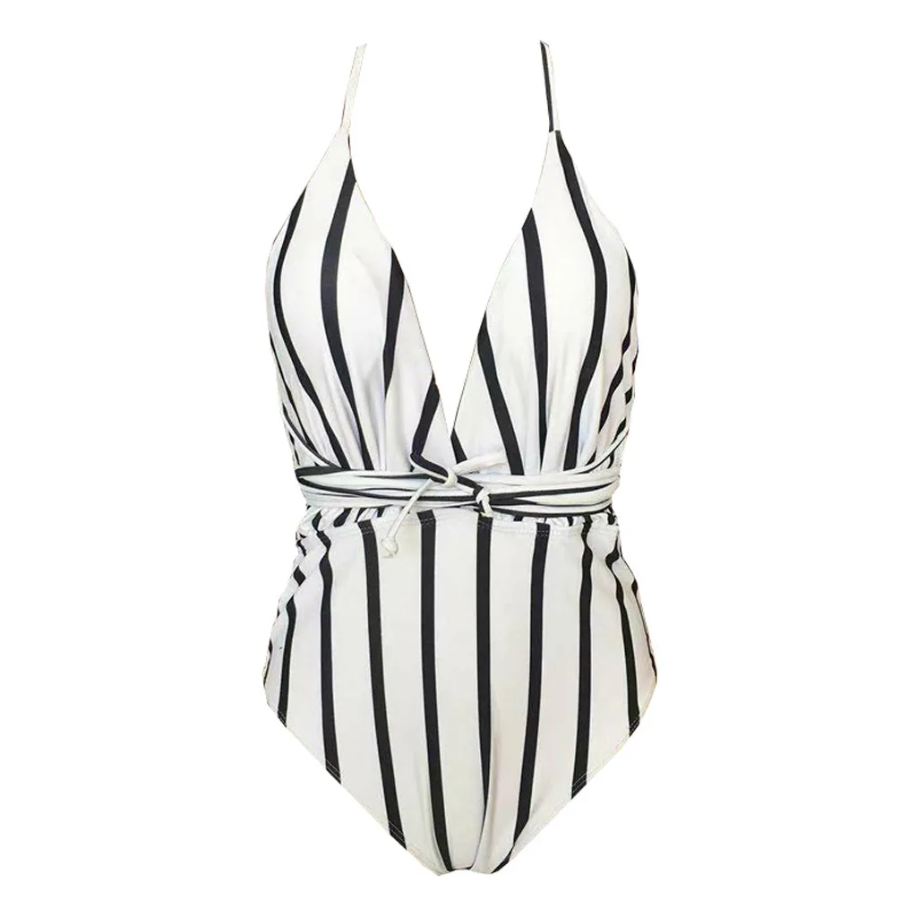 Giliai V-kaklo Bikini 2021 Moterų maudymosi kostiumėlį, Apynasrio Maudymosi Kostiumas Moterims Monokini Plius Dydžio Seksualus maudymosi kostiumėlį Vienas Gabalas Aukštos Sumažinti maudymosi Kostiumėliai 0