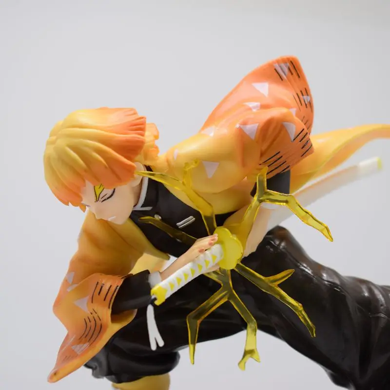 Kamado Nezuko Pav Agatsuma Zenitsu Statulėlės Demon Slayer Kimetsu Nr. Yaiba PVC figūrėlių Kolekcija Modelis Žaislai 1