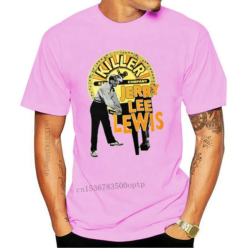 Jerry Lee Lewis Žudikas Sun Rock N Roll Šalies Marškinėliai 4