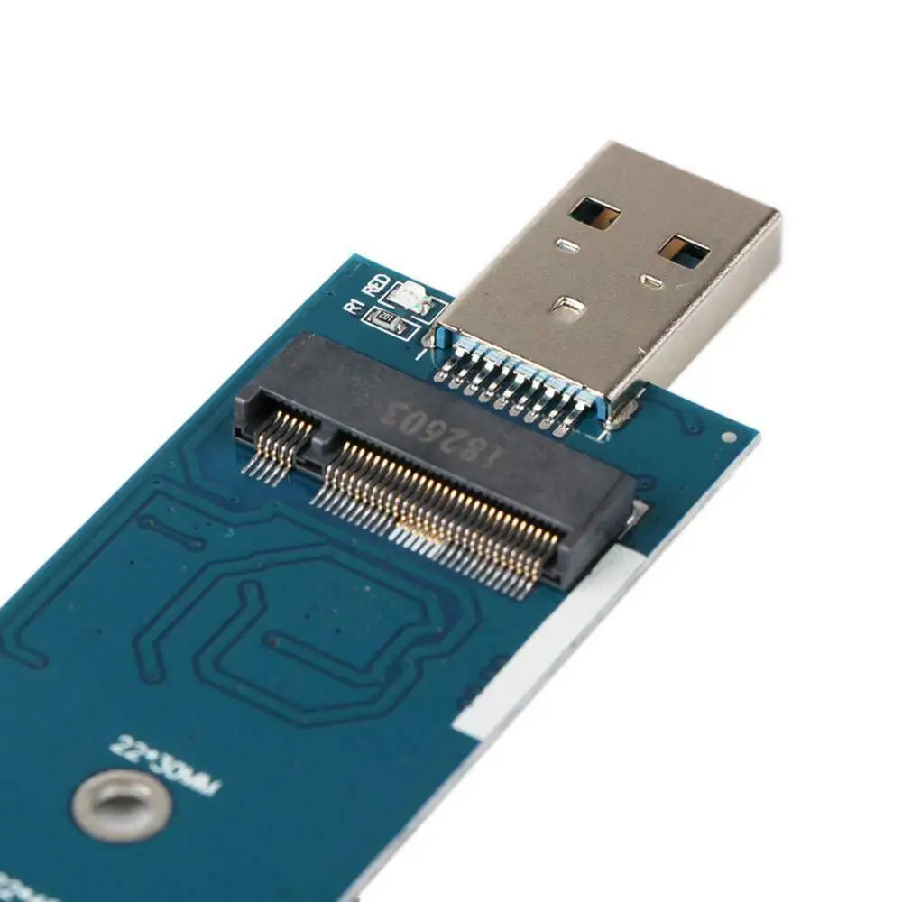 M. 2 į USB adapteris USB 2280 M2 kietojo kietajame diske ngff konverteris SSD kortelių skaitytuvą, kortelę 1