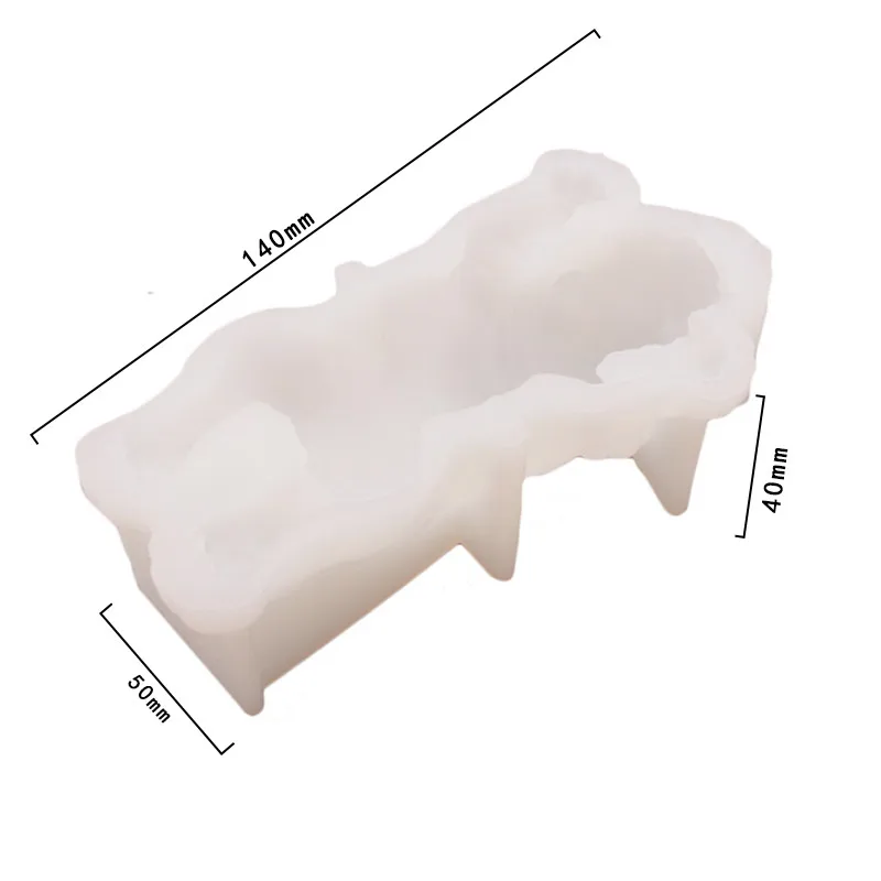 Silikono Formos Šunų Gana Mousse Cake 3D šarpėjų Pelėsių, Ledų, Želė, Pudingas Sprogimo Aušintuvas Minkštas Įrankis Apdaila 5