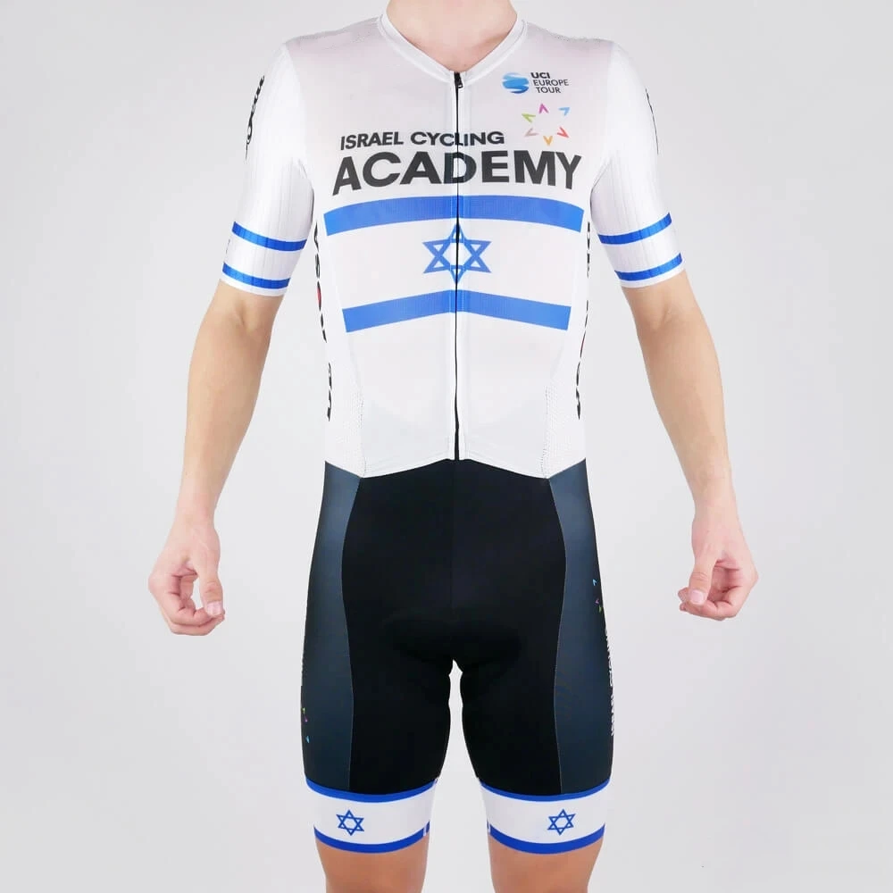 Izraelis 2021 pro komandos vyrai triatlonas tiktų dviračių trumpomis rankovėmis jersey Jumpsuit drabužių Čempionas dviratį MTB ropa ciclismo skinsuit 0