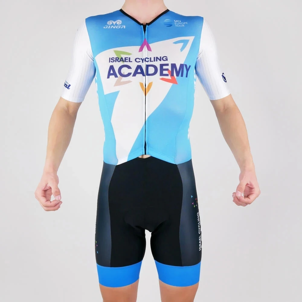 Izraelis 2021 pro komandos vyrai triatlonas tiktų dviračių trumpomis rankovėmis jersey Jumpsuit drabužių Čempionas dviratį MTB ropa ciclismo skinsuit 4
