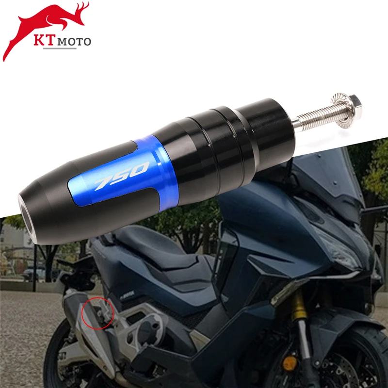 Motociklo CNC Aksesuarai Kritimo apsauga Išmetimo Slankiklį Crash pad slider HONDA Forza 750 FORZA750 Forza750 2020-2021 4