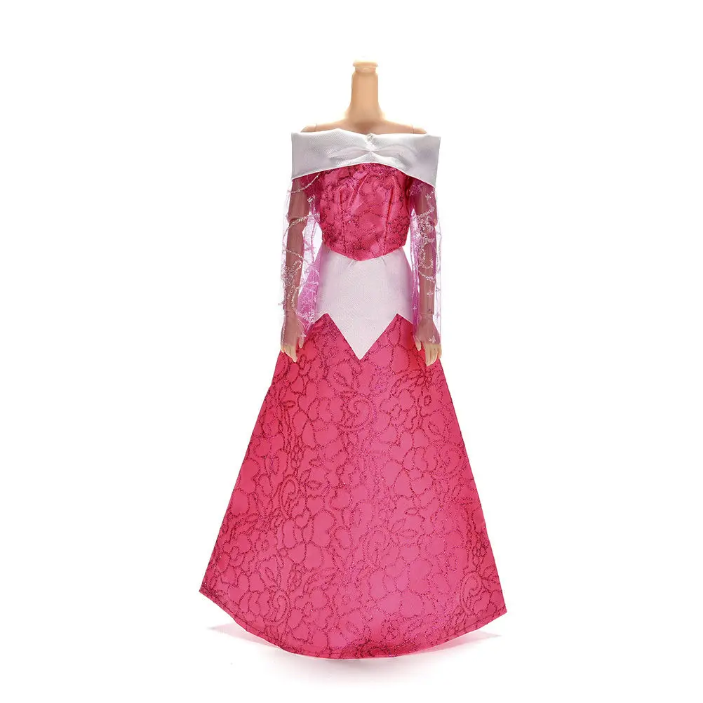 Pizies Pasakos Suknelė Kopijuoti Miegančioji Gražuolė Aurora Drabužiai, Apranga Lėlės Kurhn Žaislas Padažu Princesė Vestuvių Suknelė 1