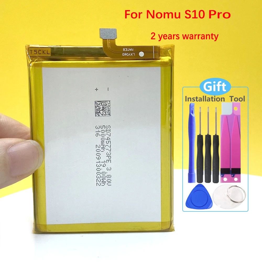 Nauja originali Baterija NOMU S10 Pro 5000mAh Smartphone/Smart telefonas 2