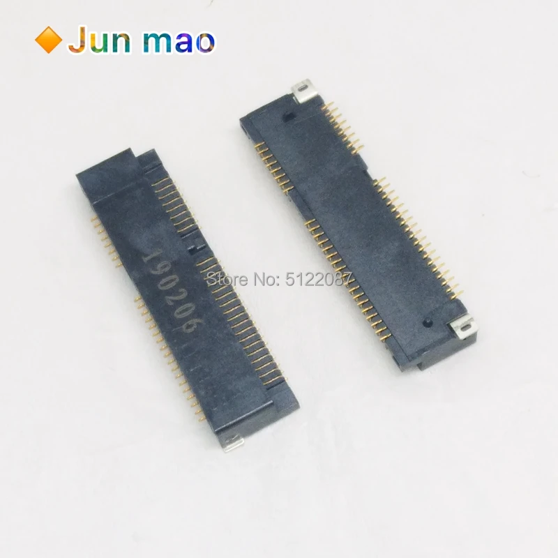 10vnt/Daug Aukštis 4mm MINI PCIE MINIPCIE originalus lizdas msata jungtis lizdas, jungtis denio 52P 2