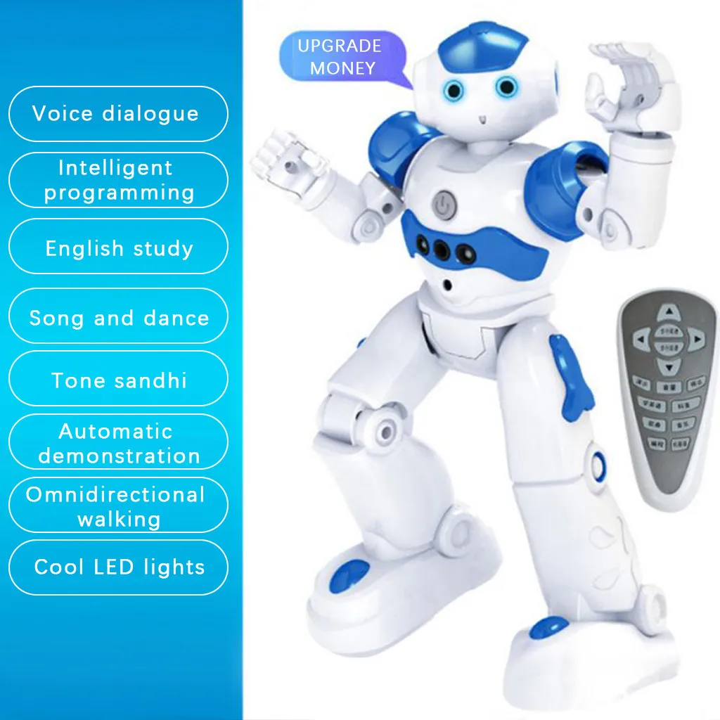 Multi-funkcija Robotas Žaislai Nuotolinio Valdymo Protingas Kilnojamojo Šokių Modelio Paveikslas Statulos Naujovė Įtempių Vaikams Dovanos 4