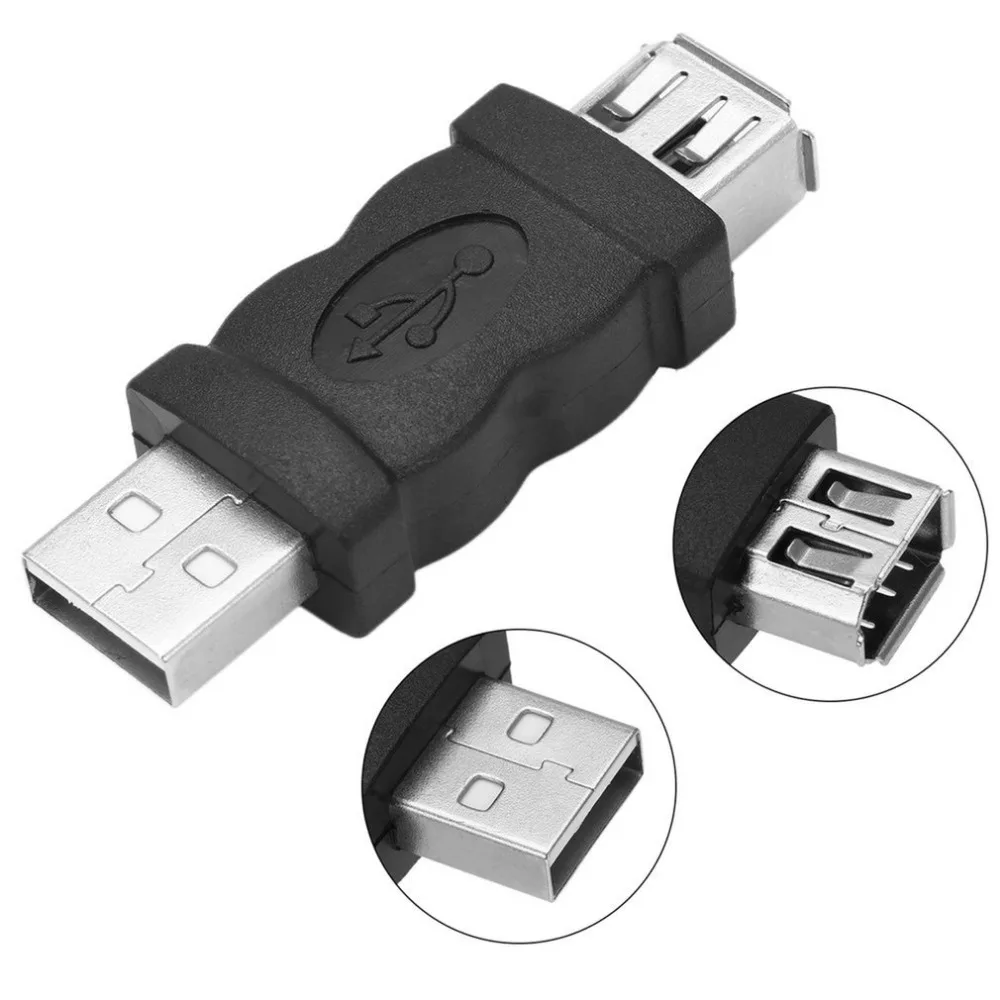Firewire IEEE 1394 6 Pin Female USB 2.0 Type A Male Adapteris Adapteris Kamerų, Mobiliųjų Telefonų, MP3 Grotuvas, Pda Juoda 3