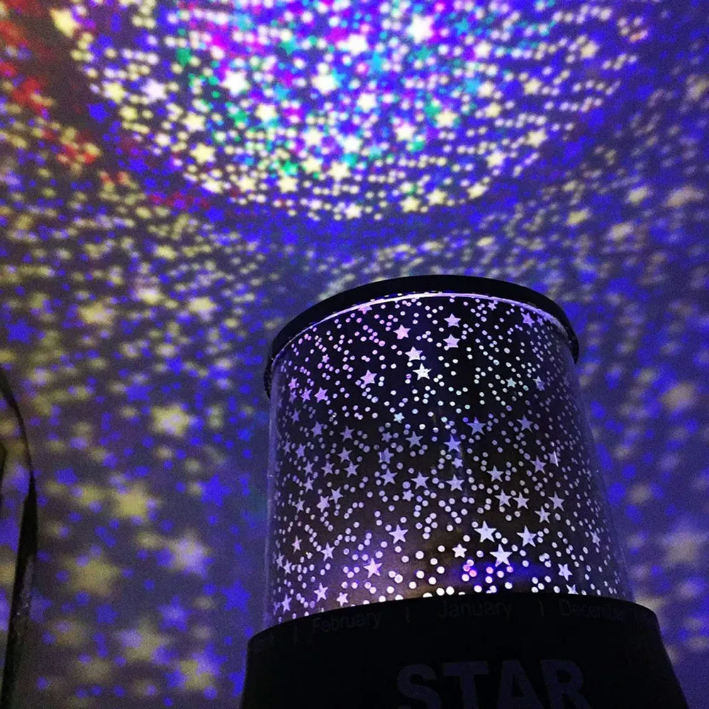 Romantiška Spalvinga Kosmosas Star Master LED Projektorius Lempos Naktį Šviesos Dovanų Naujiena Nuostabi, Spalvinga Lempos FDH 2