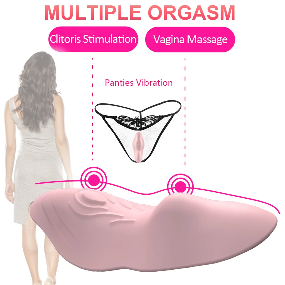 Nešiojamų Panty Vibratorius, Sekso Žaislai Moteris Nematomas Vibruojantis Kiaušinis Klitorio Stimuliatorius Belaidžio Nuotolinio Valdymo Nešiojami Vibratorius 0