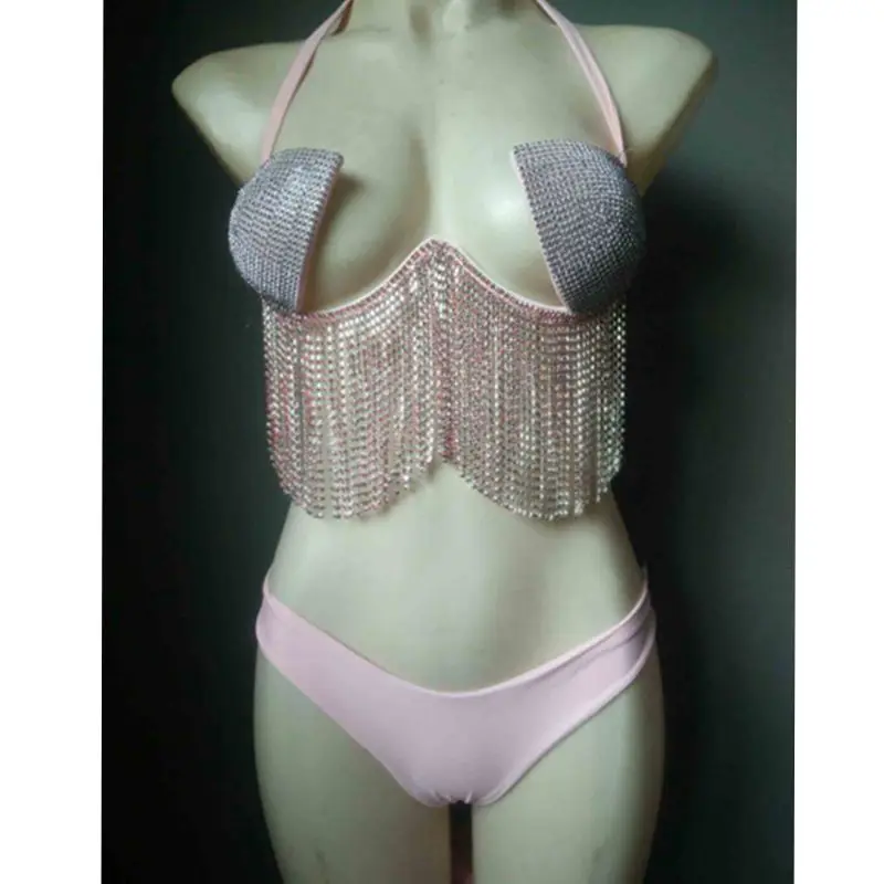 2020 venera atostogų diamond juosteles bikini komplektas kalnų krištolas maudymosi kostiumėliai, push up maudymosi kostiumėlį, maudymosi kostiumą, karšto pardavimo paplūdimio 2