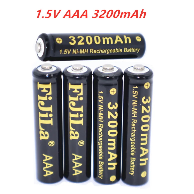 4-20PCS 1,5 V AAA tipo įkraunama baterija, 3200mAh AAA 1,5 V Naujus Šarminis akumuliatorius led šviesos žaislas MP3-ilgas gyvenimas 1