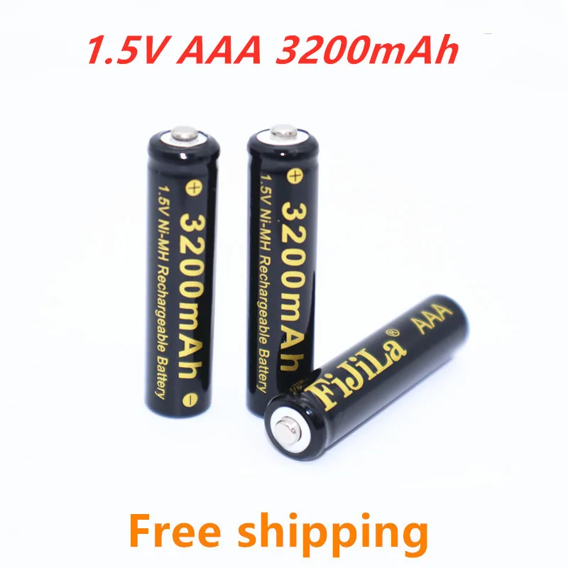 4-20PCS 1,5 V AAA tipo įkraunama baterija, 3200mAh AAA 1,5 V Naujus Šarminis akumuliatorius led šviesos žaislas MP3-ilgas gyvenimas 4