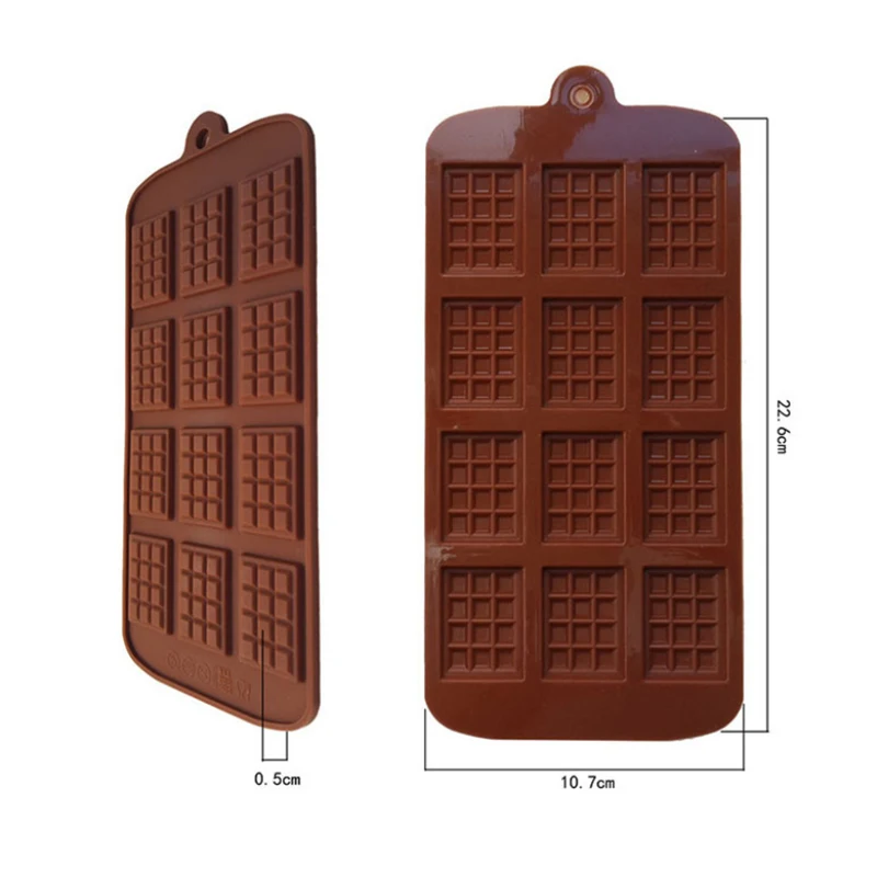 12 schokolade Silikon Formos Minkštas Patisserie Pelėsių Kuchen Modus Dekoration Backen Zubehr 5