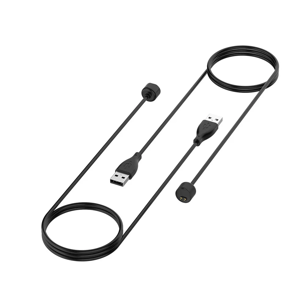 50CM Nešiojamų Magnetinis Įkroviklis Xiaomi Mi Juosta 5/6 Smart Žiūrėti Adsorbcijos Greito Įkrovimo Kabelis, Laidas USB Data Kabelis, Kroviklis 2
