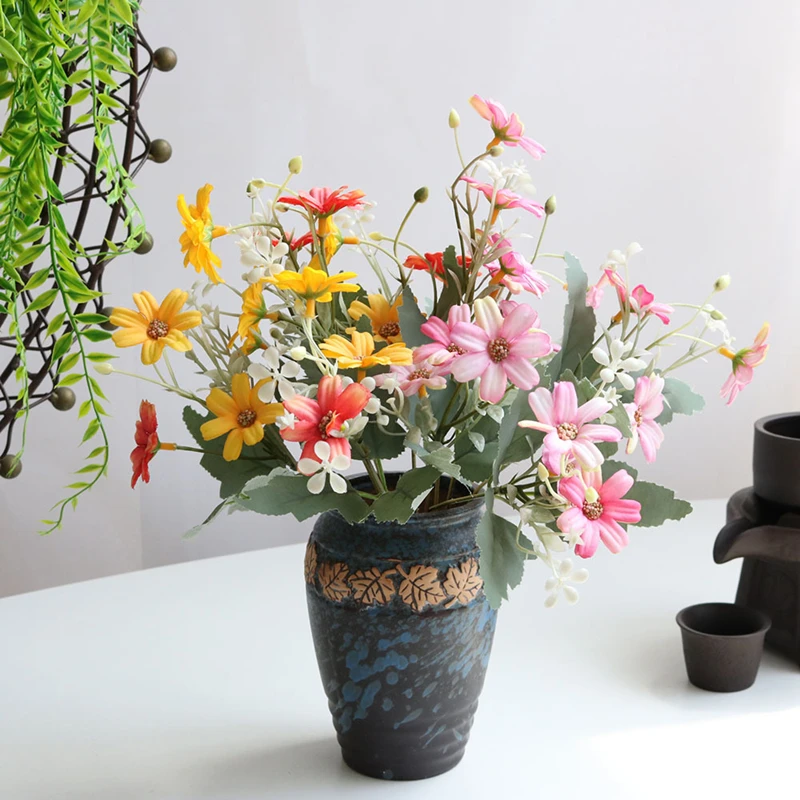 1pcs modeliavimas gėlių olandų chrizantemų mažas krūva mažų daisy vestuvių fotografija rekvizitai namų dekoravimo, modeliavimo augalų 4