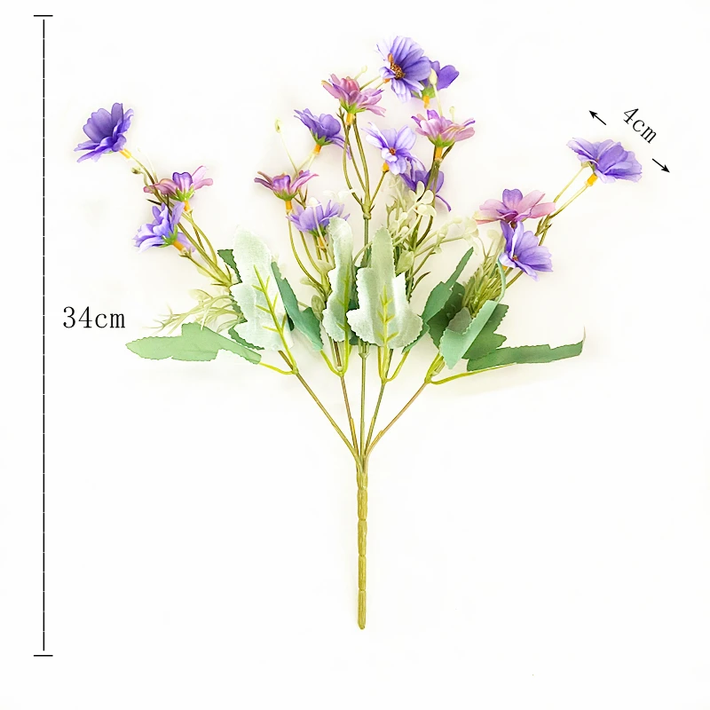1pcs modeliavimas gėlių olandų chrizantemų mažas krūva mažų daisy vestuvių fotografija rekvizitai namų dekoravimo, modeliavimo augalų 5