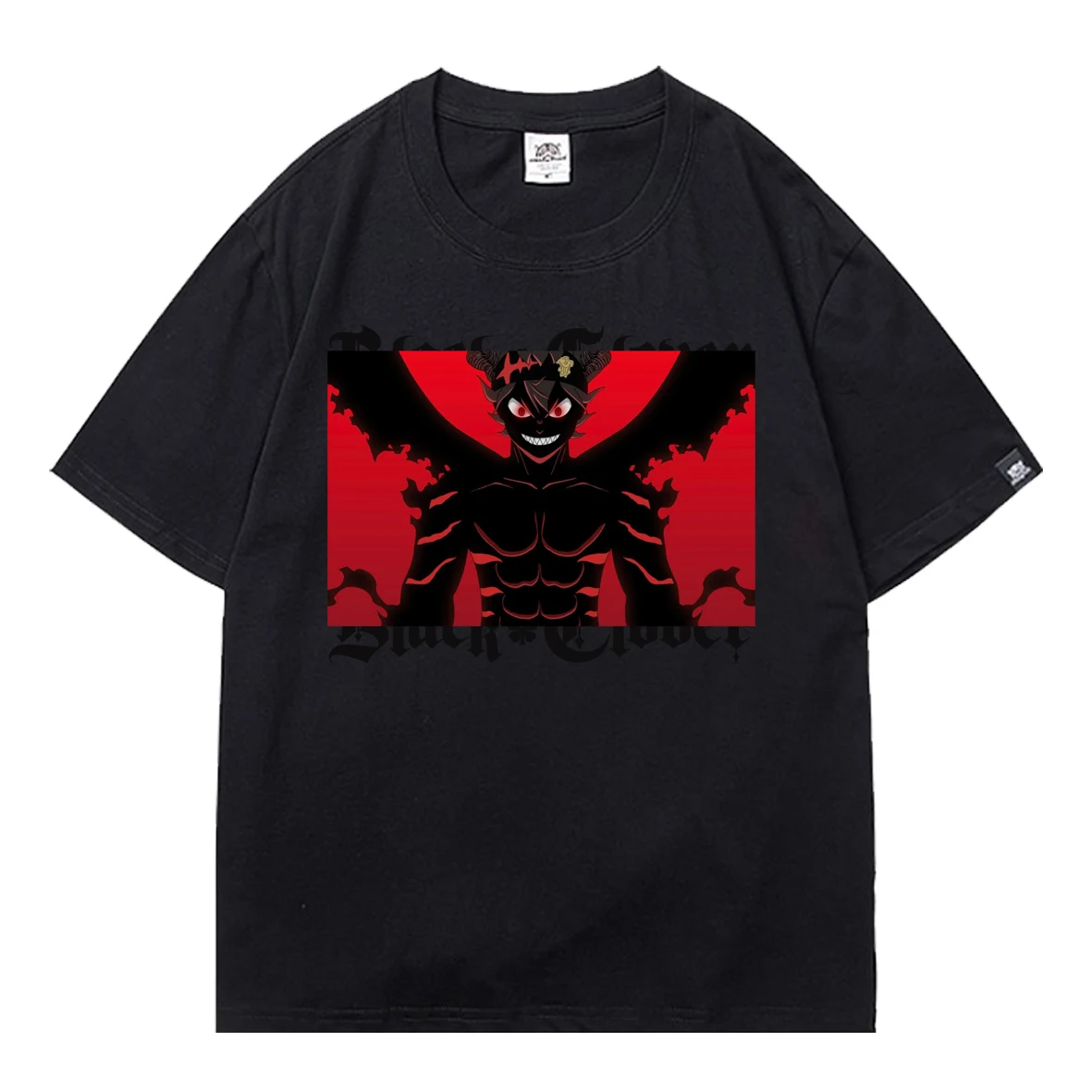 Gotikos Anime Black Dobilų Harajuku Gatvėje 2021 Summrt Vyrų Prarasti Minkštas marškinėliai Negabaritinių T-shirt mens Laiškas Spausdinti Viršūnes & Tees 2