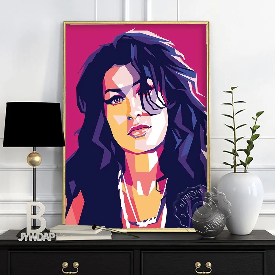 Plakatai ir Spausdina Amy Winehouse Muzikos Dainininkė Žvaigždė Sexy Drobės Tapybos Sienos Menas Nuotraukas, Miegamojo Kambarį, Namų Dekoro 3