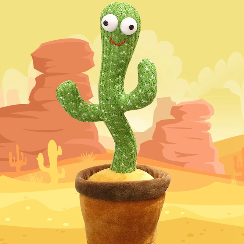 32cm Kūrybos Elektroninių Kaktusas Purtyti Šokių Pliušinis Žaislas Mielas Šokių Kaktusas ikimokyklinio Ugdymo Žaislas vaikams, Kūdikių Dovanų 5