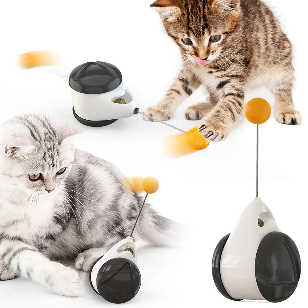 Smart Katė Žaislas su ratukais, Automatinė nereikia Įkrauti kačių žaislai interaktyvus Lrregular Sukasi Režimas Funny Cat Prekes 3