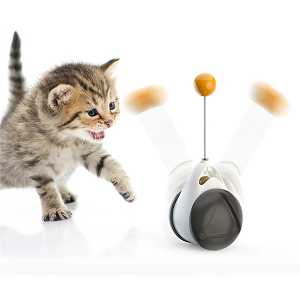 Smart Katė Žaislas su ratukais, Automatinė nereikia Įkrauti kačių žaislai interaktyvus Lrregular Sukasi Režimas Funny Cat Prekes 4