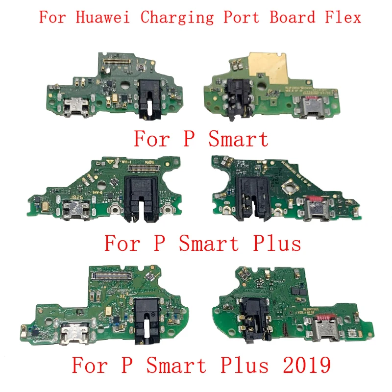 Originalus USB Įkrovimo Dokas Port Jungtis Valdybos Flex Kabelis Huawei P Smart 2018 2019 P Smart Plus 2018 2019 Z Pro 2