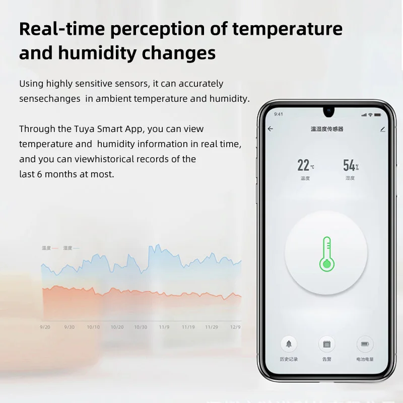Protingo Namo Produktų Belaidžio Temperatūros Ir Drėgmės Jutiklis Valdytojas Veikia Su Smart Zigbee Vartai Ir Alexa, Google Namuose 2
