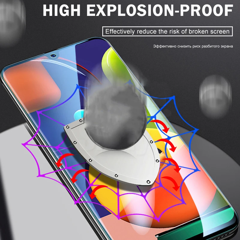Hidrogelio Apsauginės Plėvelės Samsung Galaxy Note 20 Ultra 5G S20 Plius 10 Lite S10 S8 S9 S10E 8 9 Screen Protector, Ne Stiklas 2