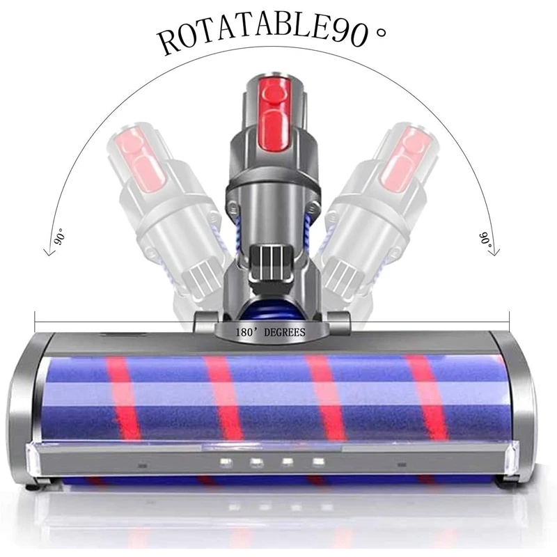 Minkštas Volelis Švaresnis Galvos Greitas Išleisti Dyson Belaidžius Stick Vacuum Cleaner V7 V8 V10/SV12 V11, 966489-04 5