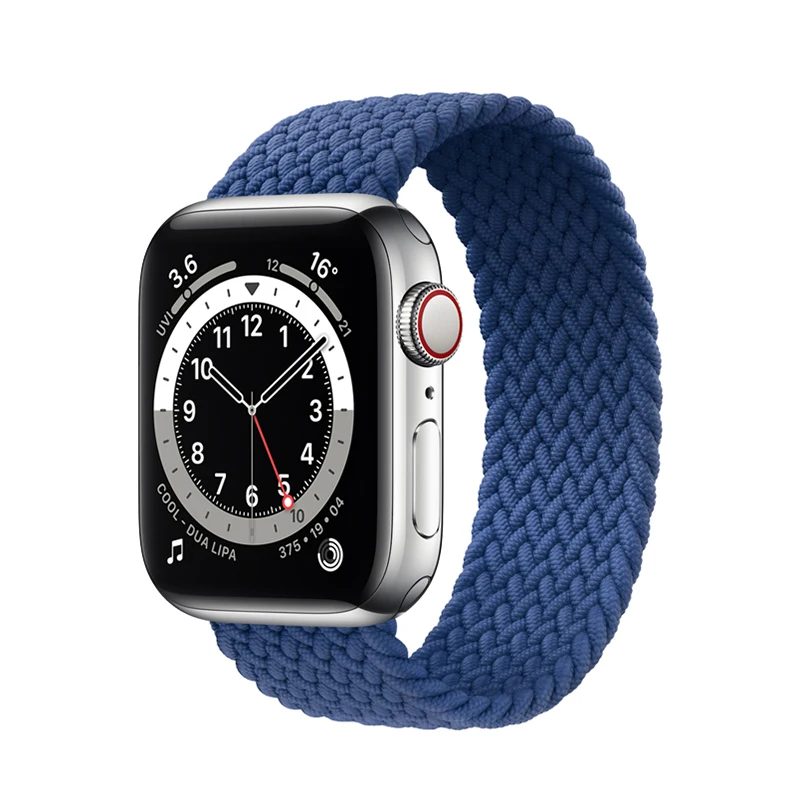 Naujos Žiūrėti Priedą Pintas Dirželis Solo Linijos Pakeitimas Apyrankę Watchband Pakeisti Watchstrap Tinka Apple Iwatch 1/2/3 2