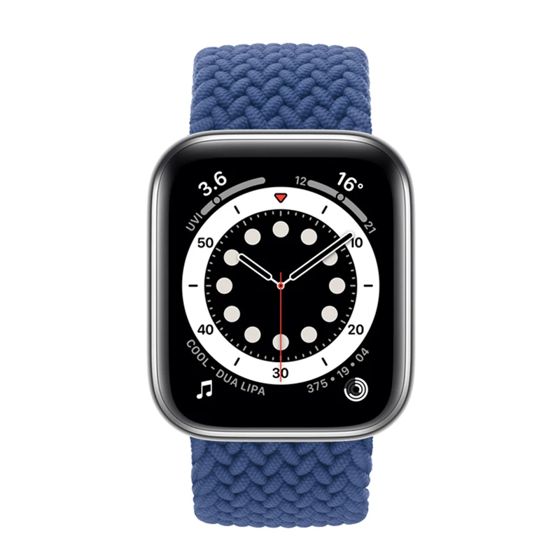 Naujos Žiūrėti Priedą Pintas Dirželis Solo Linijos Pakeitimas Apyrankę Watchband Pakeisti Watchstrap Tinka Apple Iwatch 1/2/3 5