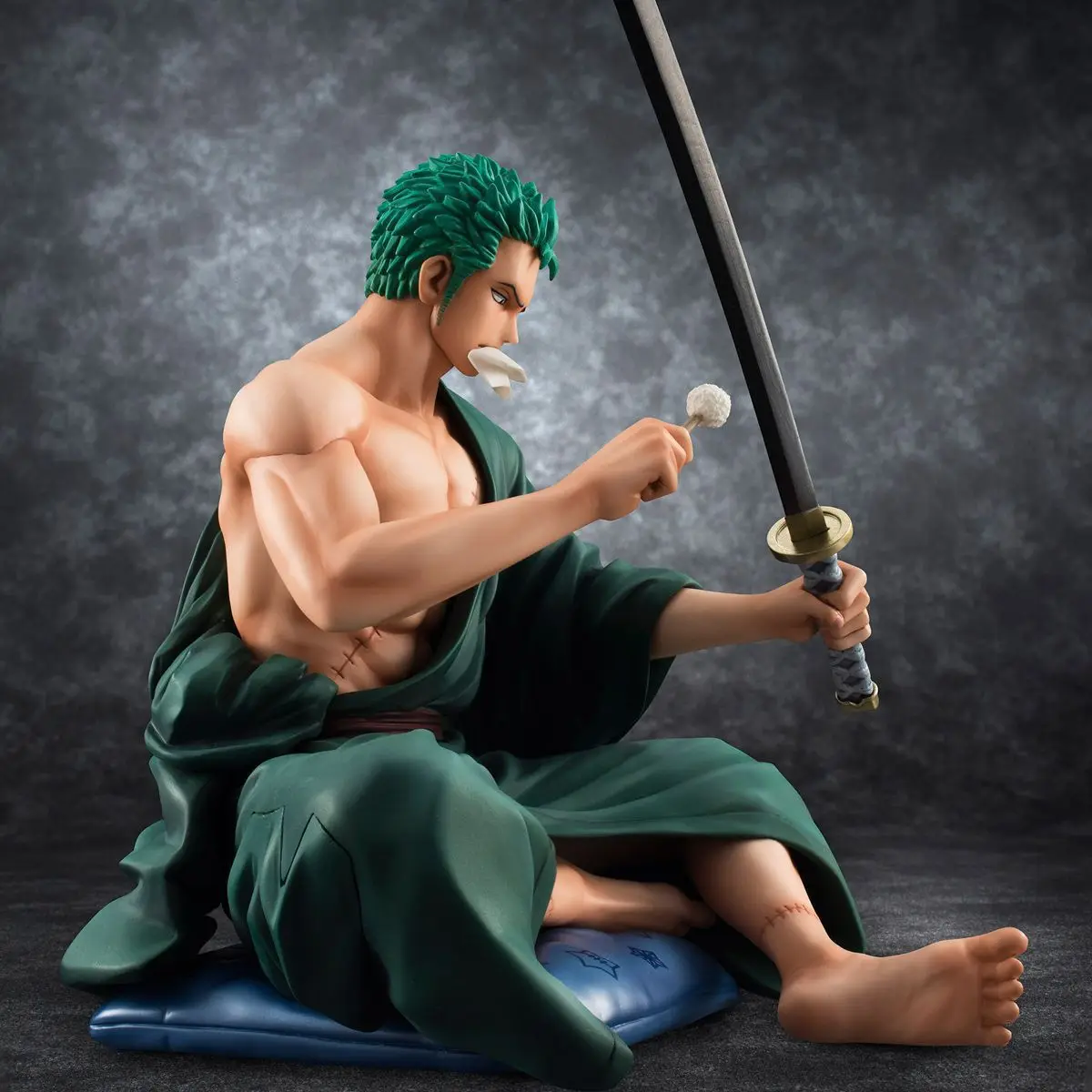 17cm Japonijos Anime Pav Roronoa Zoro Statulėlės, Gatavų Prekių PVC Sėdi Versija Statulėlės Kolekcijos Modelis Žaislai Figura 0