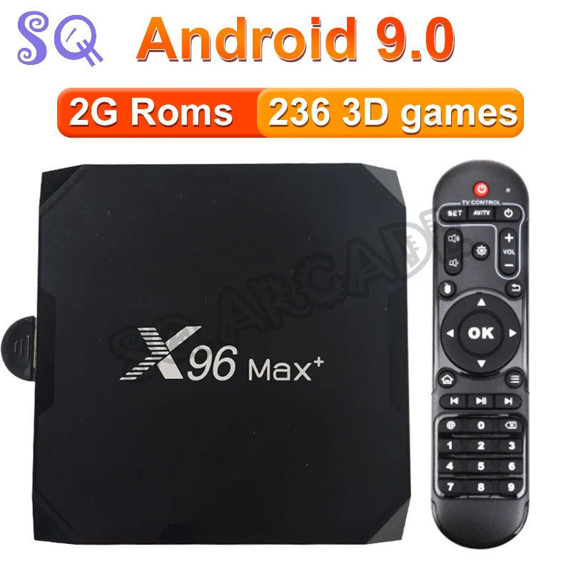 2021 X96 MAX Plus 4GB 64GB Android 9.0 Smart TV Box Amlogic 8K 2.4 G&5G Wifi Parama 