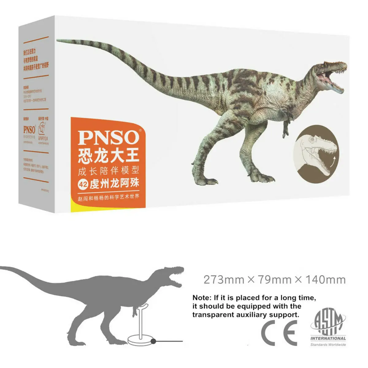 PNSO Qianzhousaurus Sinensis A-shu Pav Tyrannosauridae Dinozaurų Rinktuvas T-Rex Gyvūnų Suaugusiems, Vaikams, Žaislas, Kalėdų, Gimtadienio Dovana 5