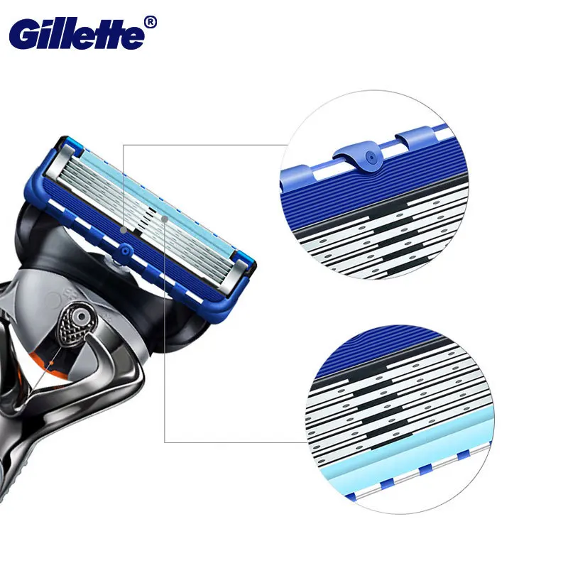 Gillette Fusion PROGLIDE Skustuvas Profesinės Vyrų Plaukai Veido Skutimosi Pakaitinės Kasetės Vokietija Importavo 5 sluoksnių Skustuvo Ašmenimis 5