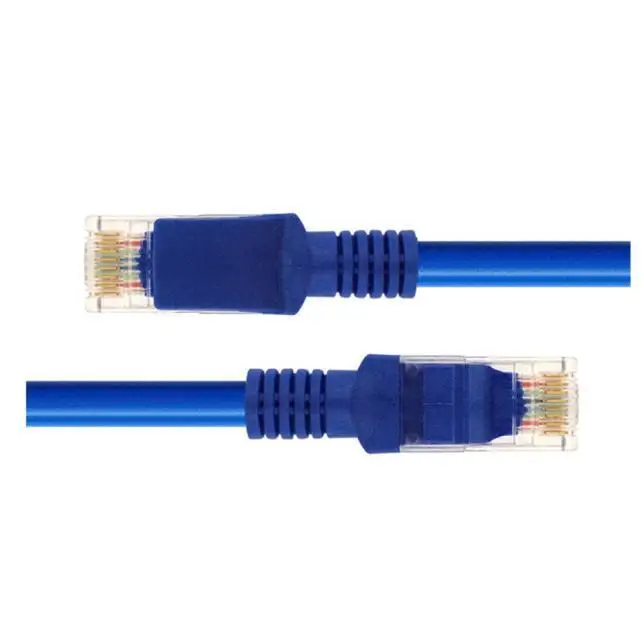 Mėlyna Ethernet Interneto CAT5e LAN Tinklo Kabelis Kompiuterio Modemas Maršrutizatorius 3