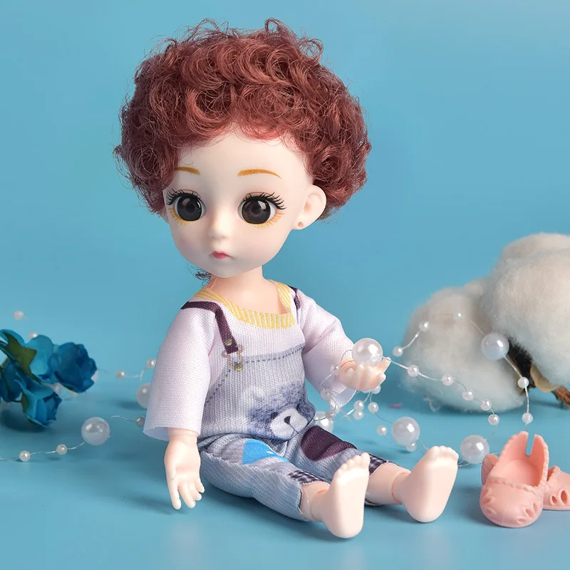 16cm Animacinių filmų Princess Žaislas, Lėlės Mergaitėms Populiarus Modelis Bendrų Vaikų Lėlė Su Vasaros Drabužių Modeliavimas Gimtadienio Dovanos 3