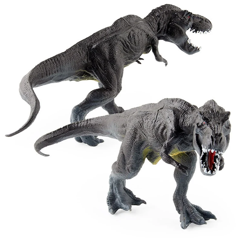 28cm Juoda Pėsčiomis Tyrannosaurus Rex Dinozaurai Gyvūnų Modeliai Vaikams, Žaislai, Dovanos, Dekoracijos Švietimo 2