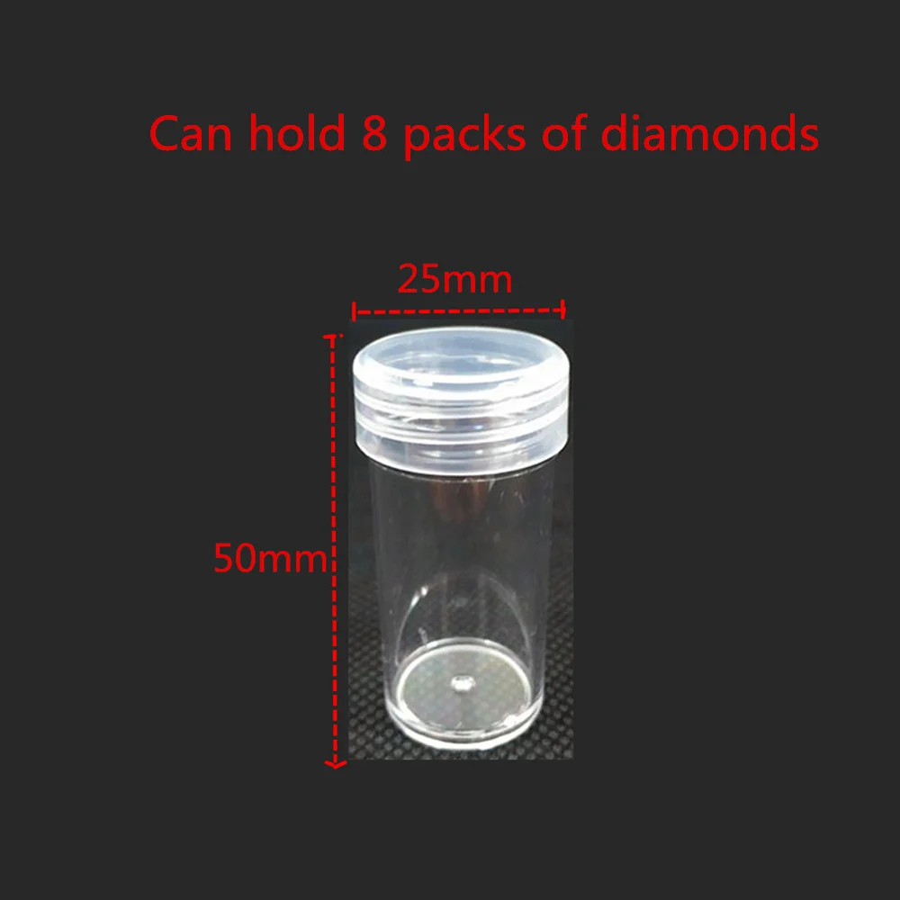5D Diamond Tapybos Drugelis talpinimo 30-Lizdas Diamond Tapyba Priedai, Įrankiai, Papuošalai Granulių Laikymo Jar Cirkonio 5