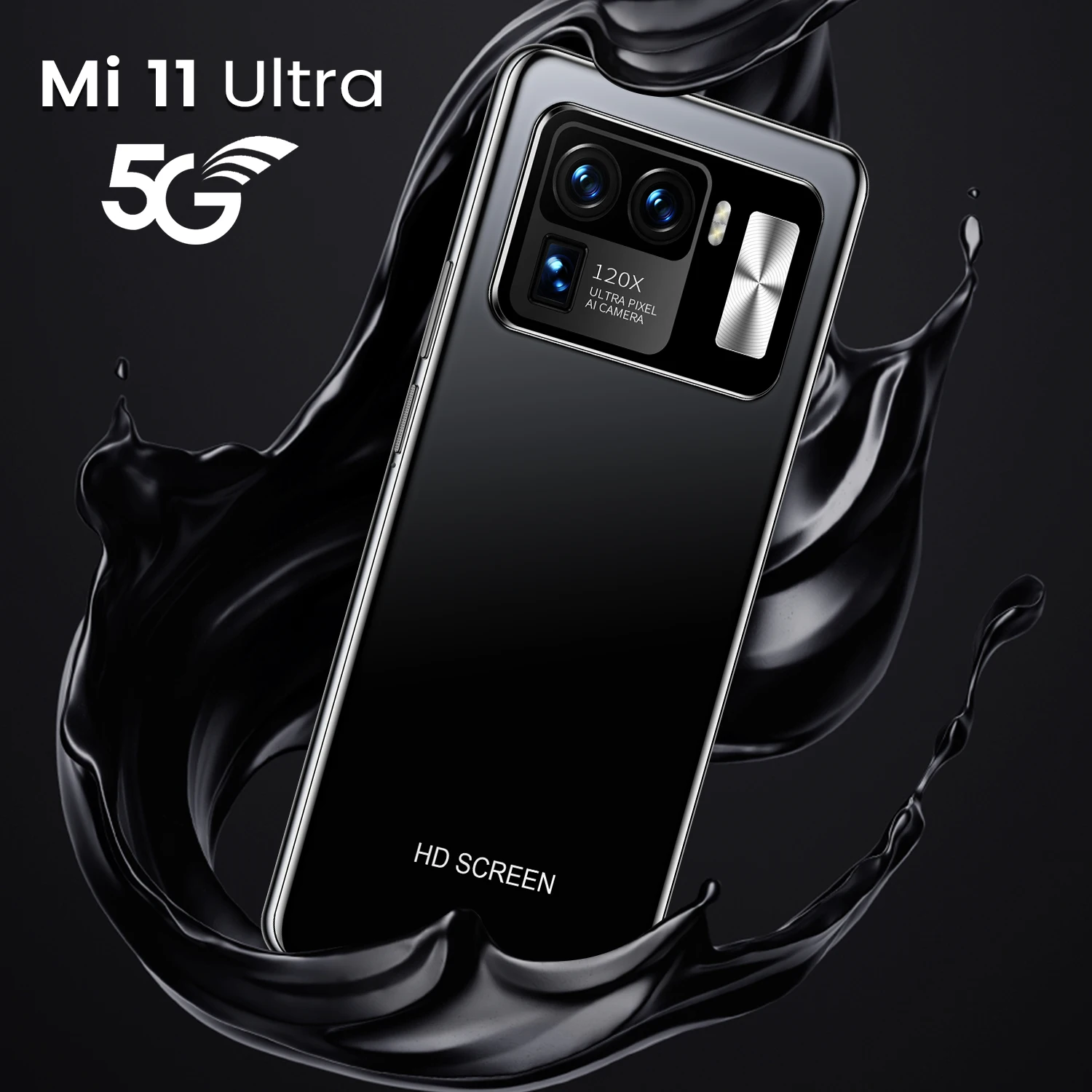 Mi 11 Ultra 6.7 Colių 8+512GB16+32MP Dual SIM pirštų Atspaudų Face Unlock 6800mAh Smart Phone Dual SIM Andriod Mobilųjį Telefoną Pasaulio 1