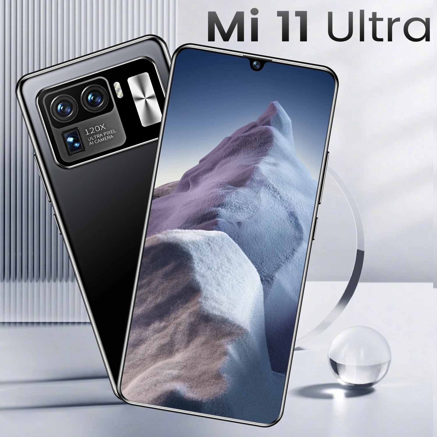 Mi 11 Ultra 6.7 Colių 8+512GB16+32MP Dual SIM pirštų Atspaudų Face Unlock 6800mAh Smart Phone Dual SIM Andriod Mobilųjį Telefoną Pasaulio 4