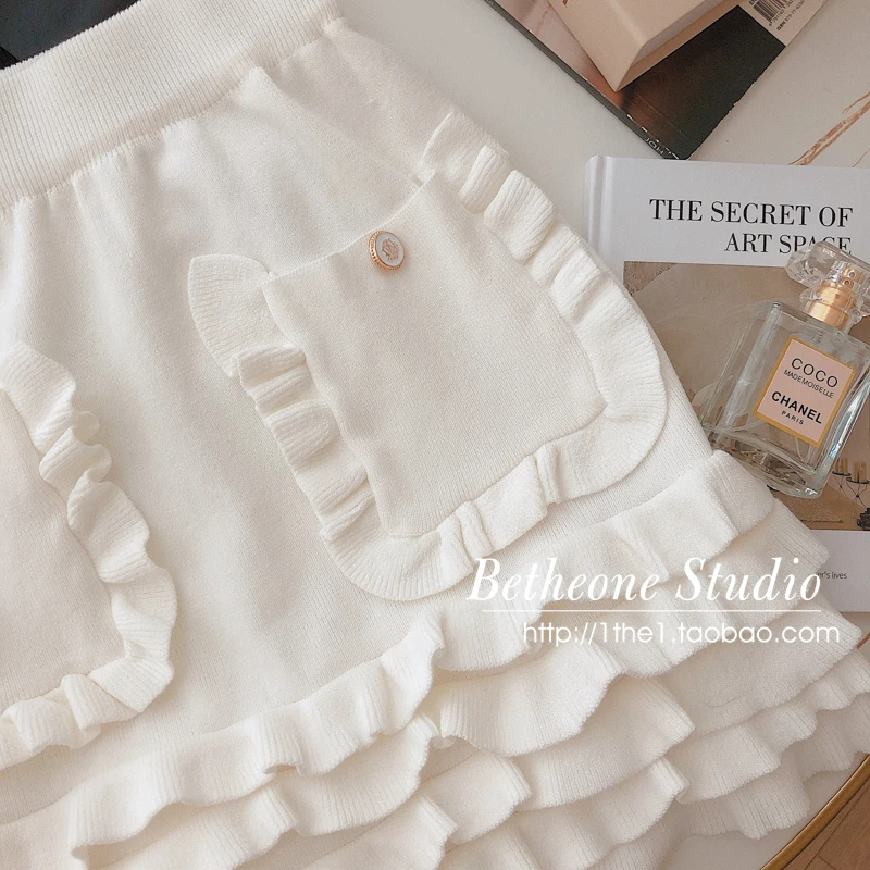 Prancūzų Stiliaus Dizainas Baltas Sijonas Aukštu Juosmeniu Apvalkalas - Line Mini Klubo Sijonas Moterų 2021 m. Vasaros Atsitiktinis Slim Trumpas Mujer Faldas 0